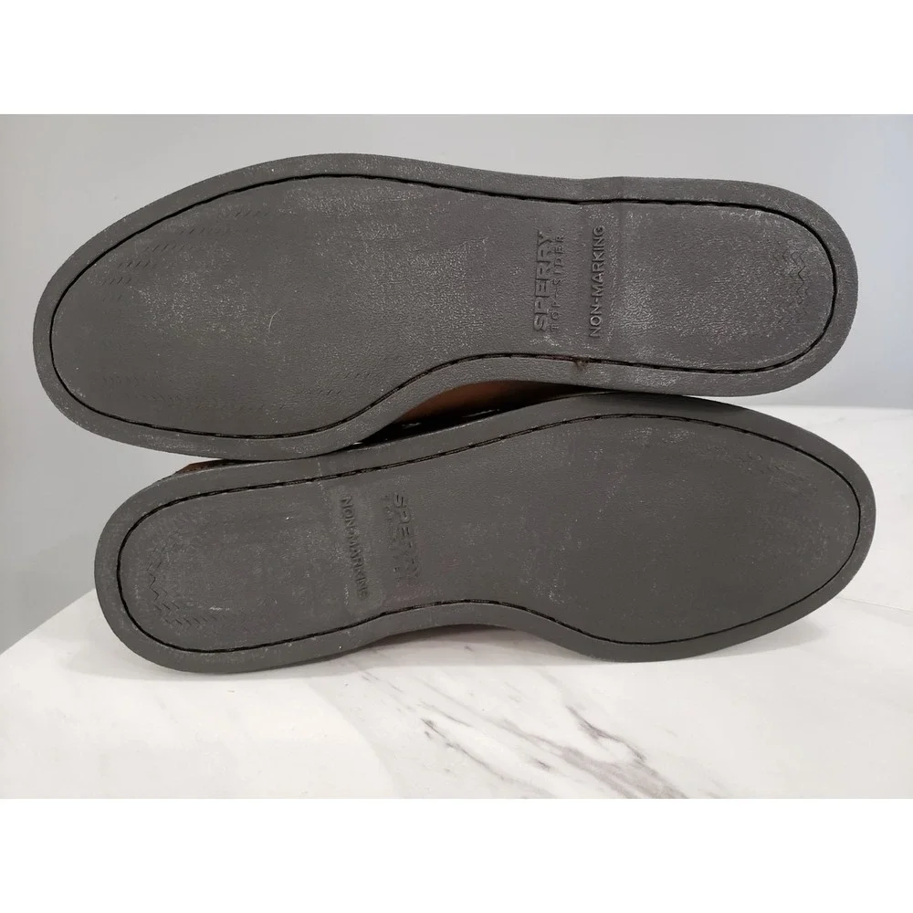 NEW NO BOX - Sperry A/O 2 Eye Brown‎ Buck Boat Shoe Men's US 11.5 Suede Loafers